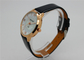 PU leather ladies dress watches