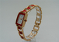 Professional Red resin Ladies Bracelet Watch / womens fashion watches