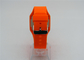LED movement  Digital Sports Wrist Watch silicone watch touch screen press lighting