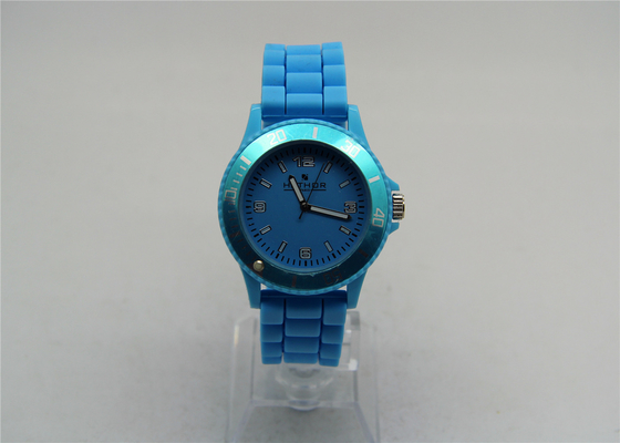 Les montres/enfants de plastique de temps de GLACE du Japon Movt de silicone GLACENT des montres